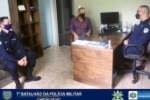 Ariquemes: Sede do 7°Batalh&atilde;o recebe visita do Deputado Estadual Adelino Folador