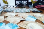Pol&iacute;cia Civil prende traficante com coca&iacute;na, dinheiro(d&oacute;lares e reais), arma de fogo e muni&ccedil;&otilde;es em Porto Velho/RO