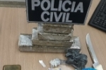 Pol&iacute;cia civil fecha boca de fumo e prende Ex&ndash;candidato a vereador com 1 kg de droga na cueca em Ji&ndash;Paran&aacute;