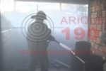 ARIQUEMES: Bombeiros controla princ&iacute;pio de inc&ecirc;ndio em resid&ecirc;ncia no Setor 02