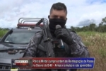 ARIQUEMES: PM apreende rev&oacute;lver, espingarda e simulacro durante Reintegra&ccedil;&atilde;o de Posse na LC&ndash;65 &ndash; Um homem foi preso &ndash; V&iacute;deo 