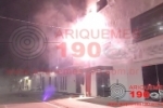 ARIQUEMES: Curto&ndash;circuito causa princ&iacute;pio de inc&ecirc;ndio em pr&eacute;dio na Av. Tabapu&atilde;