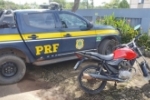 Em Porto Velho/RO PRF recupera motocicleta roubada