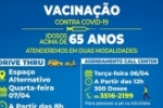 ARIQUEMES: Secretaria de Sa&uacute;de retoma vacina&ccedil;&atilde;o contra COVID&ndash;19 em idosos acima de 65 anos