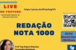 Unicesumar apoia LIVE: “Reda&ccedil;&atilde;o Nota 1000” &ndash; Hoje 07/04 &agrave;s 19h30m 
