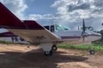 A&ccedil;&atilde;o conjunta da PF e ca&ccedil;as da FAB interceptam avi&atilde;o com mais de meia tonelada de Coca&iacute;na em Porto Velho &ndash; V&iacute;deo 