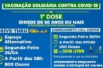 DRIVE THRU: Vacina&ccedil;&atilde;o Solid&aacute;ria contra COVID&ndash;19 &ndash; 1° Dose para idosos de 60 anos ou mais e 2° Dose &ndash; Confira