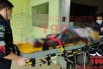 ARIQUEMES: Motociclista sofre fratura ap&oacute;s queda de moto na BR&ndash;364