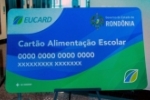 Projeto do Governo de Rond&ocirc;nia para continuidade do benef&iacute;cio do Cart&atilde;o Alimenta&ccedil;&atilde;o Escolar &eacute; aprovado pelo Legislativo