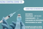 Vacina contra Covid&ndash;19 &ndash; Confira quem pode se inscrever