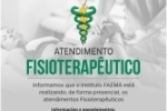Cl&iacute;nica Escola de Fisioterapia da FAEMA oferece atendimentos fisioterap&ecirc;uticos 