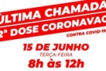 &Uacute;LTIMA CHAMADA! Segunda Dose da vacina Coronavac contra Covid&ndash;19 em Ariquemes