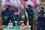 ALTO PARA&Iacute;SO: Policiais Militares prestigiam anivers&aacute;rio de menino f&atilde; da PM