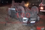 ARIQUEMES: Caminhonete fica destru&iacute;da ap&oacute;s capotamento na BR 421 &ndash; V&iacute;timas n&atilde;o foram localizadas