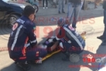 ARIQUEMES: Ciclista &eacute; socorrida pelo SAMU ap&oacute;s colidir frontalmente com autom&oacute;vel na Piqui&aacute;