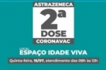 ARIQUEMES: URGENTE &ndash; 2° dose da vacina contra Covid&ndash;19 &ndash; 800 unidades ainda dispon&iacute;veis &ndash; somente para os que foram agendados