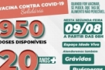 Vacina contra covid&ndash;19 solid&aacute;ria &ndash; Nesta segunda&ndash;feira, 09/08, a partir das 08h, no Espa&ccedil;o Idade Viva em Ariquemes