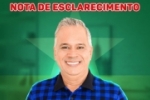 Nota de Esclarecimento do Dep. Geraldo da Rond&ocirc;nia