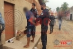 ARIQUEMES: “Com a boca na botija” &ndash; PM prende elemento em flagrante cometendo furto em resid&ecirc;ncia no Setor 03
