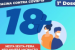 Antes de sextar, vai vacinar! &ndash; 1&ordf; dose da vacina contra Covid&ndash;19