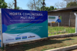 &Aacute;guas de Ariquemes entrega horta comunit&aacute;ria no bairro Mutir&atilde;o