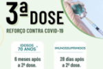 Vacina&ccedil;&atilde;o contra Covid&ndash;19 &ndash; 3&ordf; dose de refor&ccedil;o