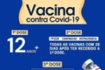 Vacina&ccedil;&atilde;o contra Covid&ndash;19 nesta sexta&ndash;feira &ndash; Dose 01 / Dose 02 / Dose 03