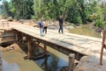 Adelino Follador participa de inaugura&ccedil;&atilde;o da ponte do rio Emprestado no Assentamento Amir Lando