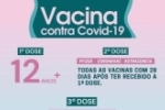 Quarta&ndash;feira tamb&eacute;m &eacute; dia de vacina&ccedil;&atilde;o contra Covid&ndash;19