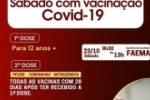 Fim de semana com vacina&ccedil;&atilde;o contra Covid&ndash;19