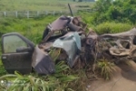 CANDEIAS DO JAMARI: Condutor morre ap&oacute;s colis&atilde;o frontal entre carro e um caminh&atilde;o na BR&ndash;364