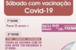 Neste s&aacute;bado tem dose 1, dose 2 e dose 3 da vacina contra Covid&ndash;19