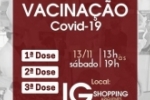 Secretaria de Sa&uacute;de realiza campanha de vacina&ccedil;&atilde;o contra Covid&ndash;19 no IG Shopping