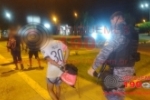 ARIQUEMES: PATAMO prende 03 elementos na Avenida Candeias e recupera motoneta furtada no Setor 01