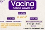 A vacina&ccedil;&atilde;o contra Covid&ndash;19 continua nesta quinta&ndash;feira 25/11