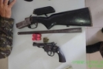 Tr&ecirc;s Armas s&atilde;o apreendidas pela Pol&iacute;cia Militar no munic&iacute;pio de Alta Floresta