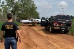 URGENTE: PF, PM e FAB obrigam avi&atilde;o a pousar em vegeta&ccedil;&atilde;o em Vilhena e realizam abordagem &ndash; V&Iacute;DEO