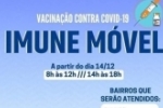 ARIQUEMES: Come&ccedil;a amanh&atilde; o projeto Imune M&oacute;vel nesta ter&ccedil;a&ndash;feira 14/12