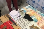 Casal é preso com quatro quilos de maconha e quase R$10 mil na zona sul da capital