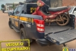 Em Porto Velho/RO, PRF recupera motocicleta roubada