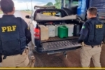 Em Ariquemes/RO, PRF identifica transporte irregular de combust&iacute;vel