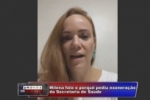 Ariquemes: Milena fala o porqu&ecirc; pediu exonera&ccedil;&atilde;o da Secretaria de Sa&uacute;de &ndash; V&iacute;deo