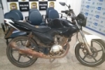 Moto &eacute; recuperada pela Pol&iacute;cia Militar em Ariquemes