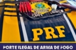 Em Ariquemes/RO, PRF apreende espingarda e muni&ccedil;&otilde;es