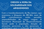 Chegou a hora da solidariedade dos Ariquemenses!