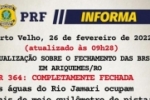 PRF faz apelo &agrave; popula&ccedil;&atilde;o de Ariquemes para colaborar com alimentos para os cerca de 800 motoristas presos no bloqueio da BR&ndash;364