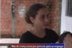 Ariquemes: M&atilde;e chora e afirma ter perdido a esperan&ccedil;a achando que sua filha estava morta &ndash; M&atilde;e agradece PMs &ndash; V&iacute;deo  