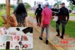 ARIQUEMES: Pol&iacute;cia Militar conduz suspeitos de Recepta&ccedil;&atilde;o