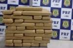 Em Ji&ndash;Paran&aacute;/RO, PRF apreende 51,5 Kg de Maconha