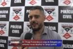 Dr. Thiago Flores deixa o comando do Departamento de Pol&iacute;cia do Interior &ndash; Thiago &eacute; pr&eacute;&ndash;candidato a Deputado Federal &ndash; V&iacute;deo